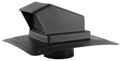 BVDS4BK 4 INCK BLK PLASTIC ROOF VENT FAMCO