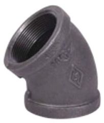 IBF-45-112 1-1/2" BLACK 45 ELBOW