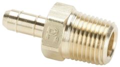 BRASS-475 A3B4M 1/4 MPT X 3/8 BARB COUPLING