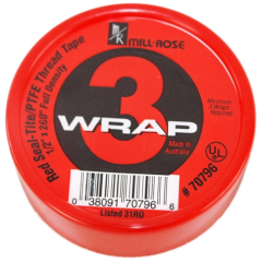 70796 RED 1/2 X 260 WATER TAPE MILLROSE