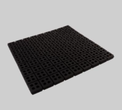 ISO-18 RUBBER PAD 18"X18"X3/4"