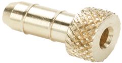 BRASS-444 B391 1/4 BARBED PLUG