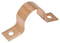 STRAP-COPPER-2 HOLE 3/4" W/NAILS A1467