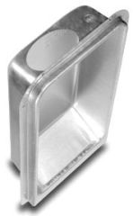 DB DRYER BOX MODEL DB-350 22GA ALUM OVERALL DIM 21"X12 1/2" X 4 3/8" FOR UPWARD EXHAUST DIRECTION