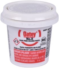 OAT 30013 4 OZ NO 5 PASTE FLUX JAR