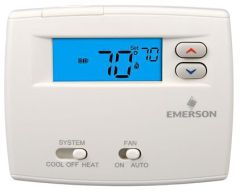 WHI 1F86-0244 EMERSON BLUE 2" DISPLAY, (1H/1C) NON-PROGRAMMABLE DIGITAL THERMOSTAT, 24 VOLTS