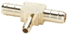 BRASS-464 B-382 3/8 X 3/8 X 5/32 BARB TEE