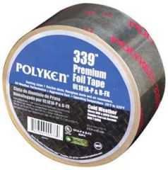 DUCTTAPE-339-2.5 2.5" X 60 YDS FOIL TAPE UL181A-P & B-F