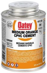 OAT 31129 8OZ ORANGE CPVC CEMENT