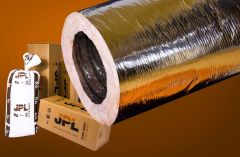 JPL MHP25R8B-04 4"X25' R8 SILVER JACKET FLEX DUCT, BAGGED