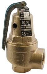 CONBRACO 1060425 3/4" X 3/4" FNPT 125 PSI 2,639,000 BTU/HR HW BRONZE SAFETY RELIEF VALVE WITH STANDARD OUTLET