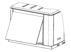 TT BAYECON353A LOW LEAK ECONOMIZER W/FDD, DRY BULB, DOWNFLOW FOR USE WITH FOUNDATION 3-5 TON