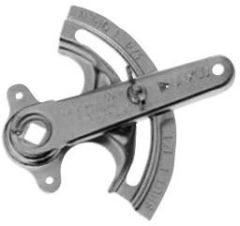 DOD 8050 3/8" QUADRANT SET INCLUDES: K-4 QUADRANT, KP-9R ROUND END BEARING, KP-9S SQUARE END BEARING KS38