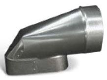 SOF-7-OR-CE 7" OVAL TO ROUND CENTER END BOOT 611977