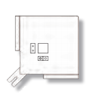 MITS PAR-WSC009FA-E WIRELESS SIGNAL RECEIVER FOR PLA OR CKS 4 WAY CEILING CASSETTE USED WITH PAR- SL100A-E CONTROLLER
